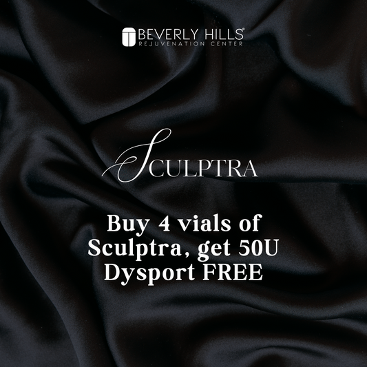 Buy 4 vials of Sculptra, get 50u Dysport FREE
